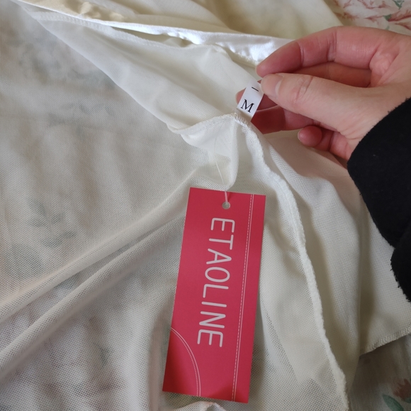 NWT Sexy Sheer White Blouse - Picture 4 of 6